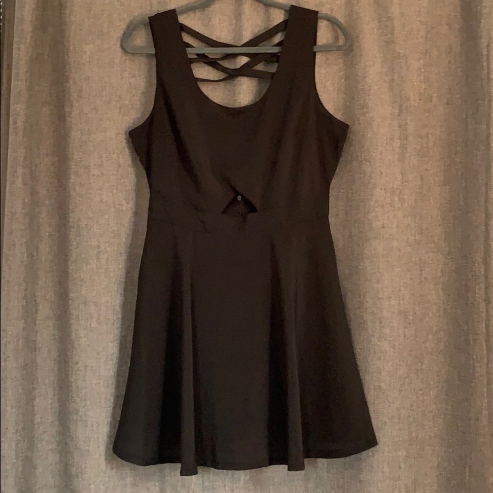 Black strappy Forever 21 dress